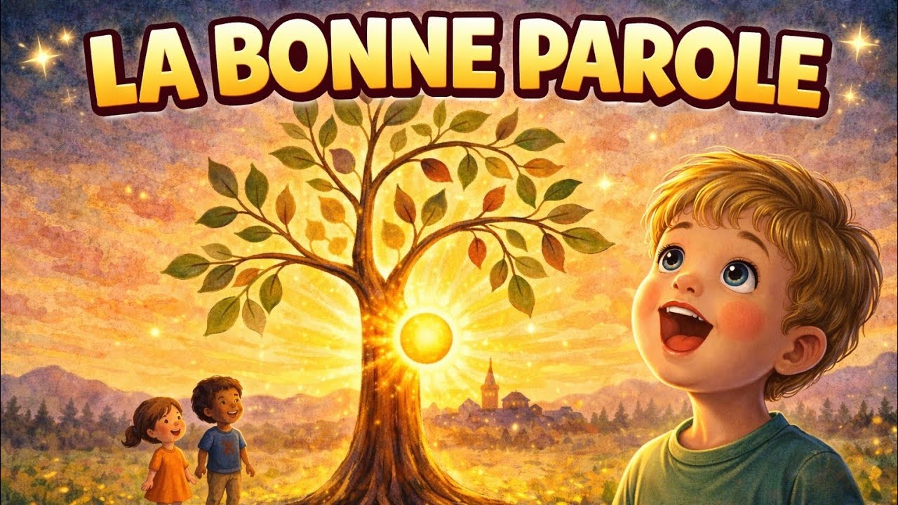La Bonne Parole ✨ | Chanson positive et douce pour enfants – Sourire, aider et partager