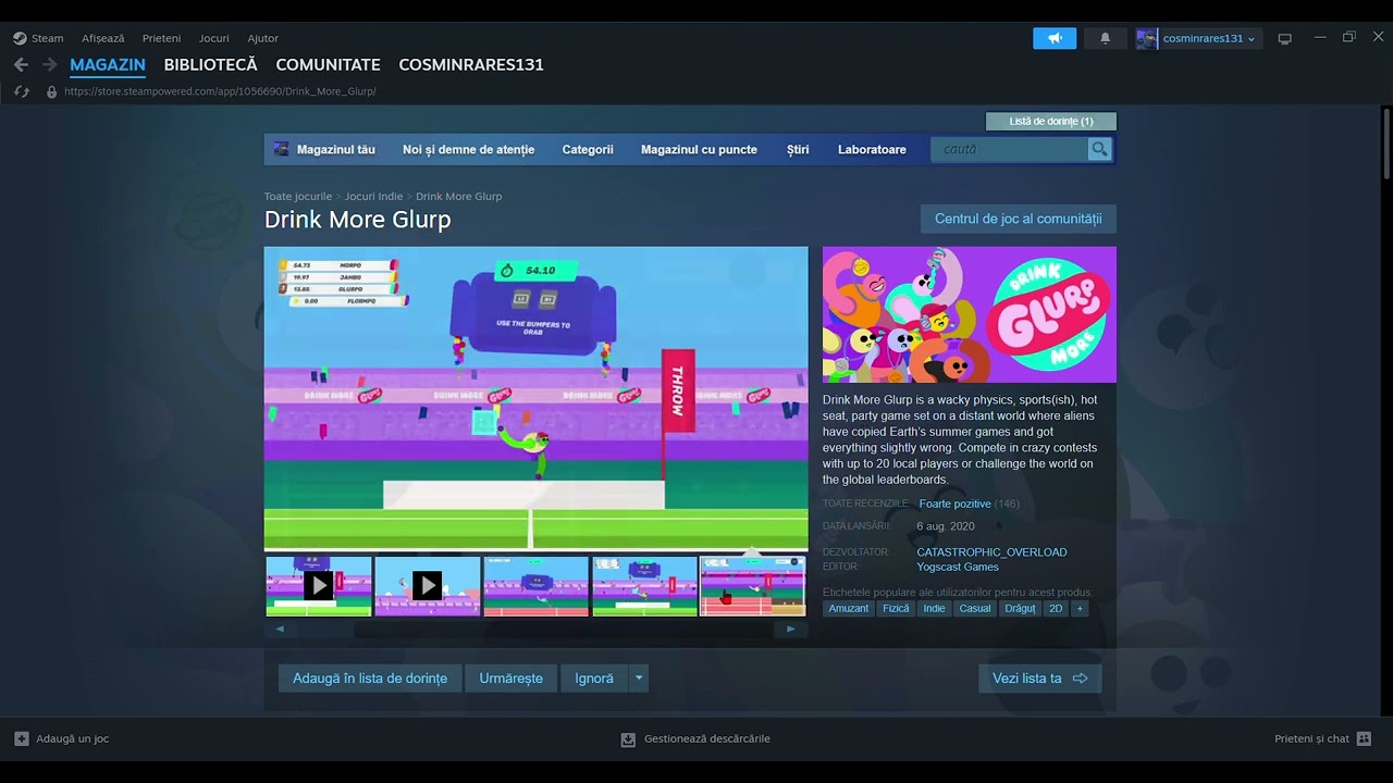 *GIVEAWAY* DRINK MORE GLURP STEAM