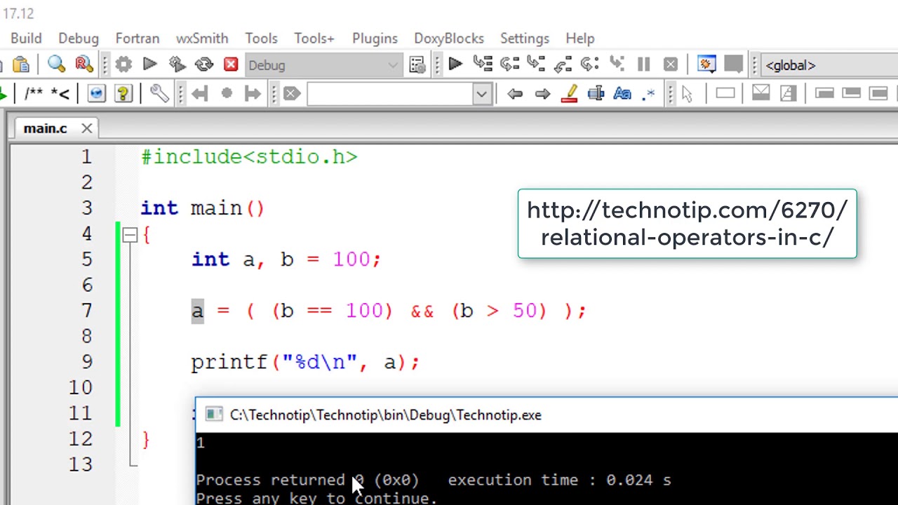 Logical Operators In C
