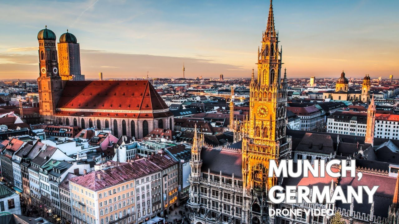 Munich, Germany from the Air - DJI Mini 3 Pro Drone Video 4K
