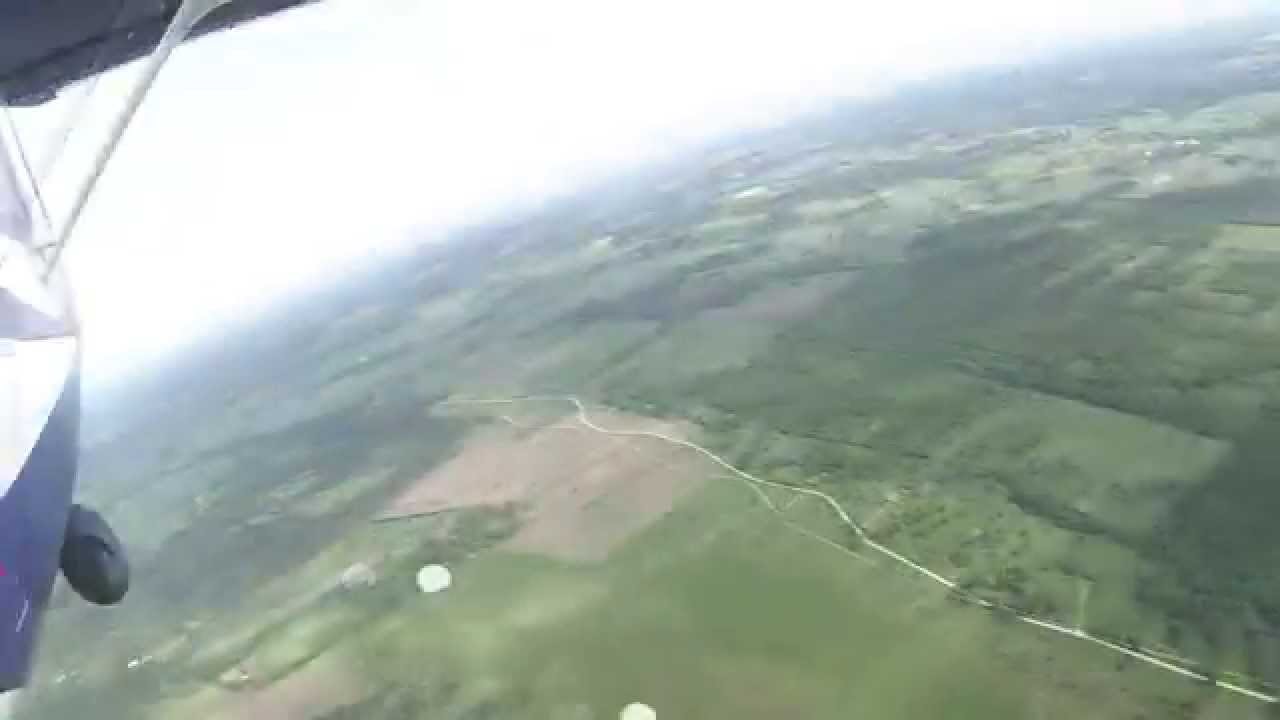 Первый прыжок с парашютом 800м 06.06.2015 (Rapla Airfield)