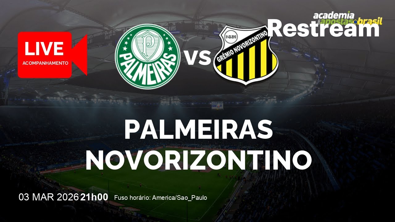 React Palmeiras x Novorizontino 04/03