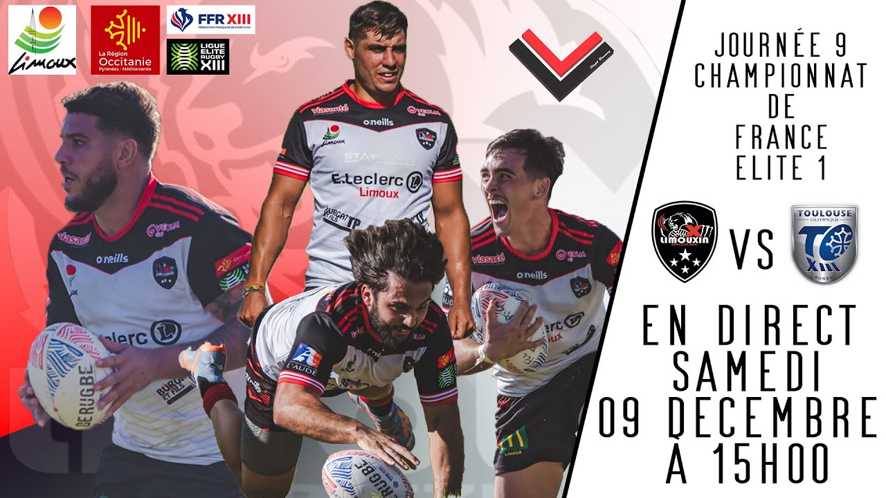 RUGBY A XIII - CHAMPIONNAT DE FRANCE ELITE 1 - J9 - XIII LIMOUXIN vs TO XIII