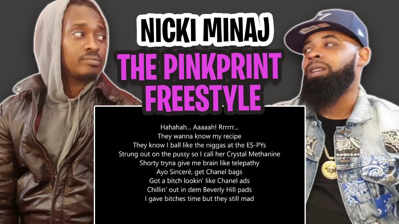TRE-TV REACTS TO - The Pinkprint Freestyle - Nicki Minaj (Lyrics)