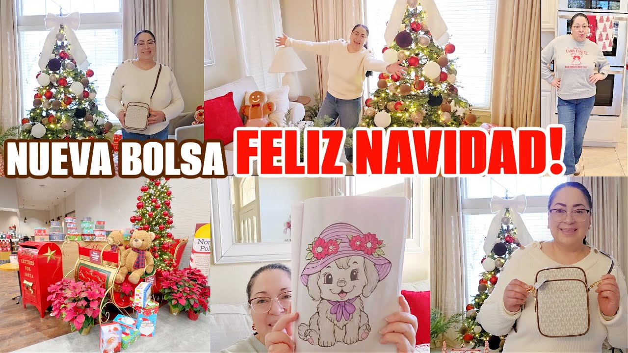 NUEVA BOLSA👜COCINANDO ARROZ🍚DE COMPRAS y FELIZ NAVIDAD🎄