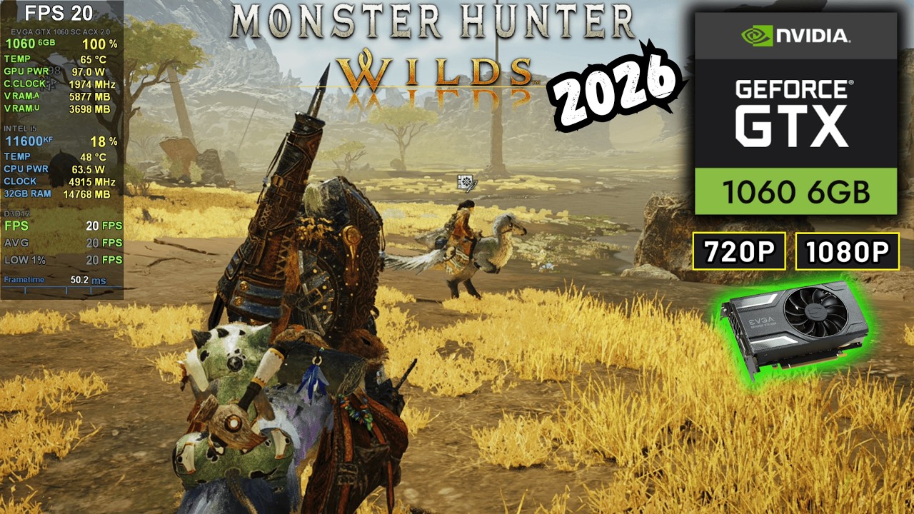GTX 1060 6GB in Monster Hunter Wilds (2026 Performance) &ndash; Is It Playable Now?