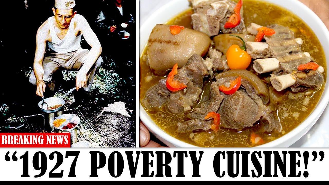20 Delicious Foods For The Poor In 1927