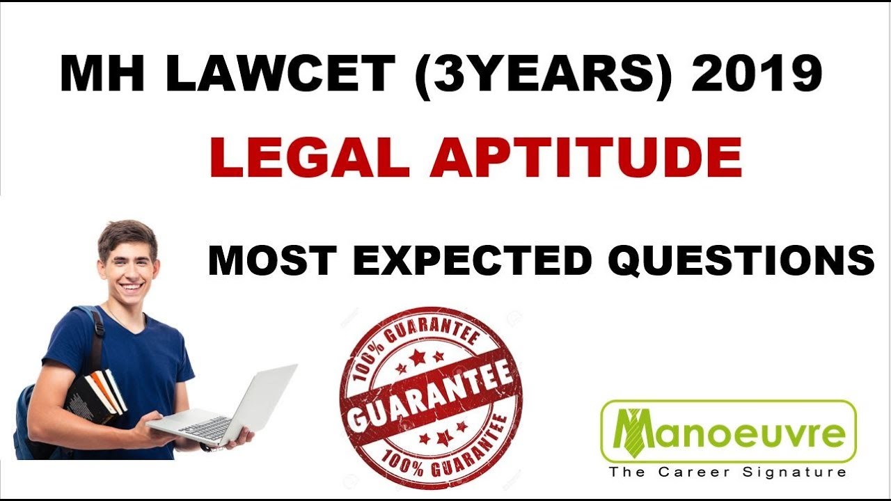 LEGAL APTITUDE - MH LAWCET (3YEARS) 2019 - MOST EXPECTED QUESTIONS