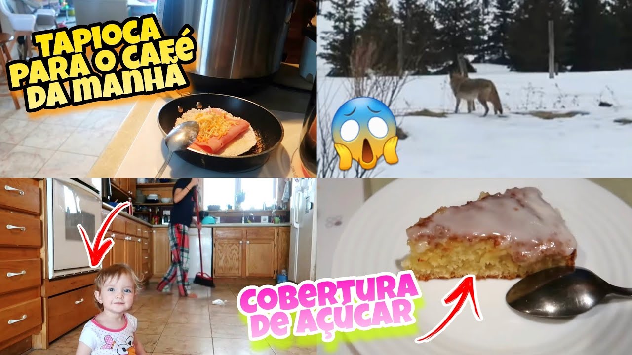 TINHA UM LOBO NO NOSSO QUINTAL- FAZENDO BOLO DE MANDIOCA - OLHA ESSA TEMPESTADE - MELHOR ALMOÇO!