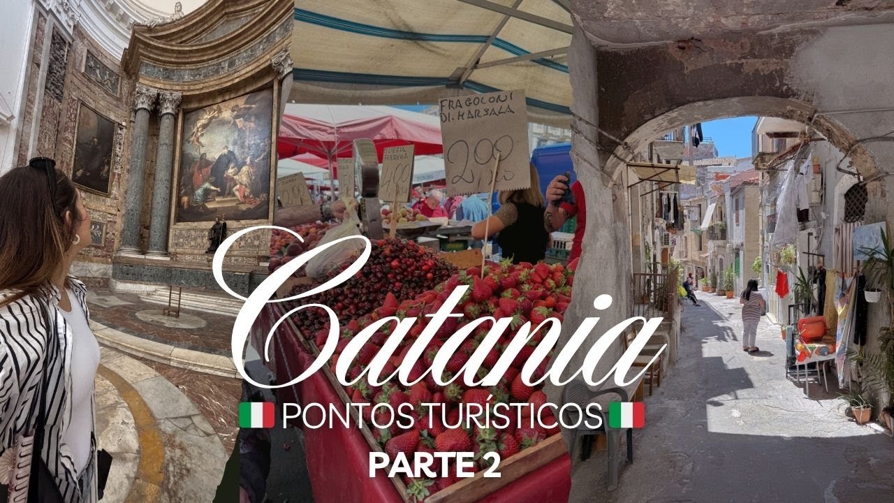VLOG EM CATANIA PART 2: Igrejas, feirinha típica e pontos turísticos ❤️