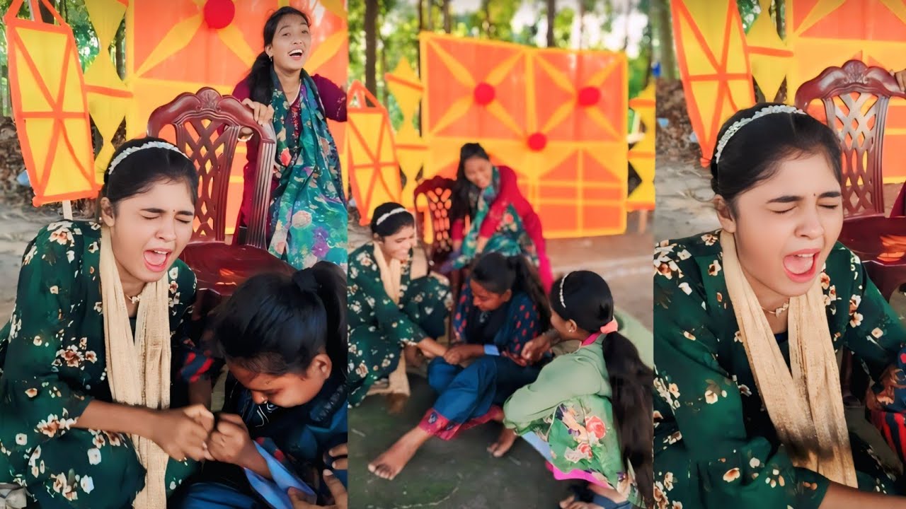 রিয়া শোভার সাথে মারামারি লাগালো শুটিংয়ের মাঝে মিম নাইমা দেখে অবাক 🤔🤔