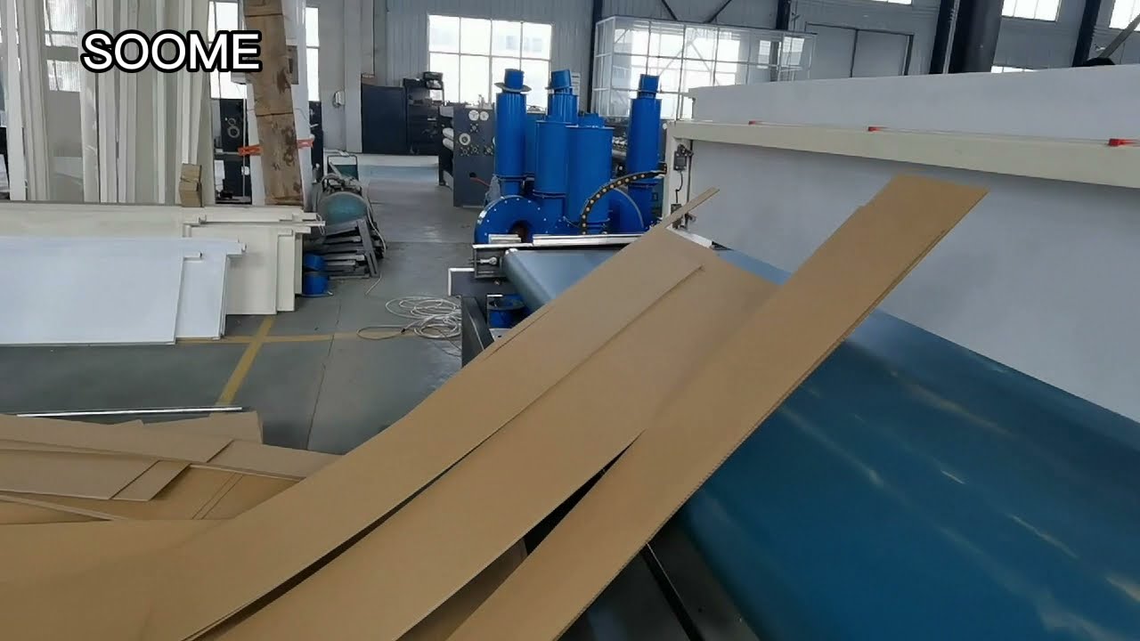 Automatic corrugated sheet slitter scorer stacker, manual blade manual creasers