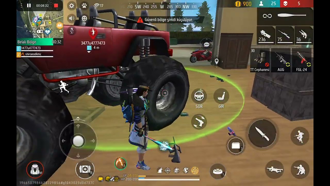 free fire Max ikinci olduk