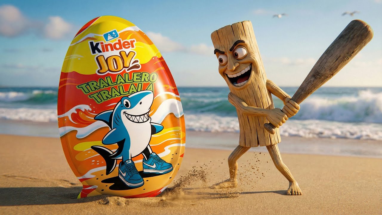 Tung Tung Tung Sahur opens BRAINROT Surprise Kinder Joy Egg (Animation Music Video)