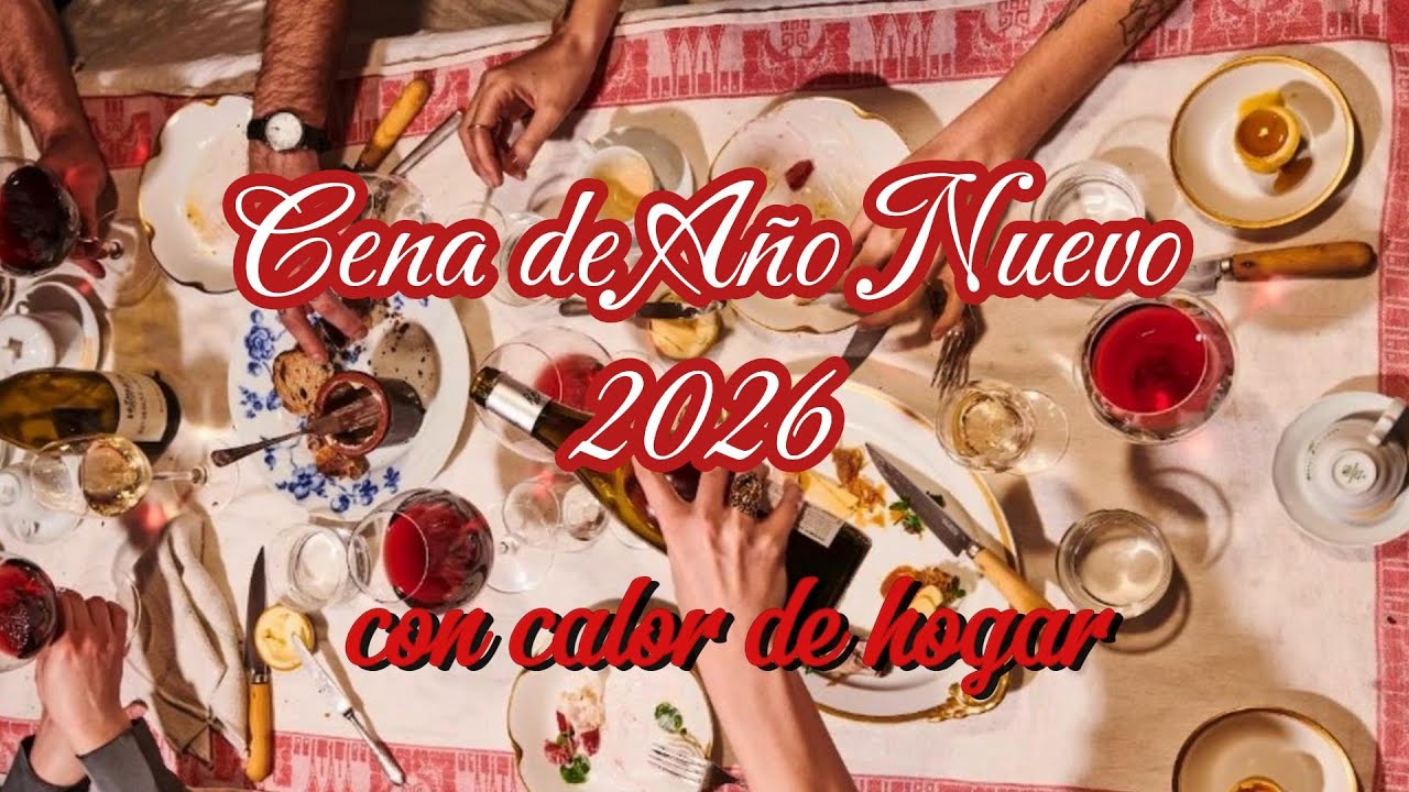 Cena Año Nuevo 2026 en casa    https://youtu.be/u2zgaeZ1GMM?si=GLzZclCWJljHCleP
