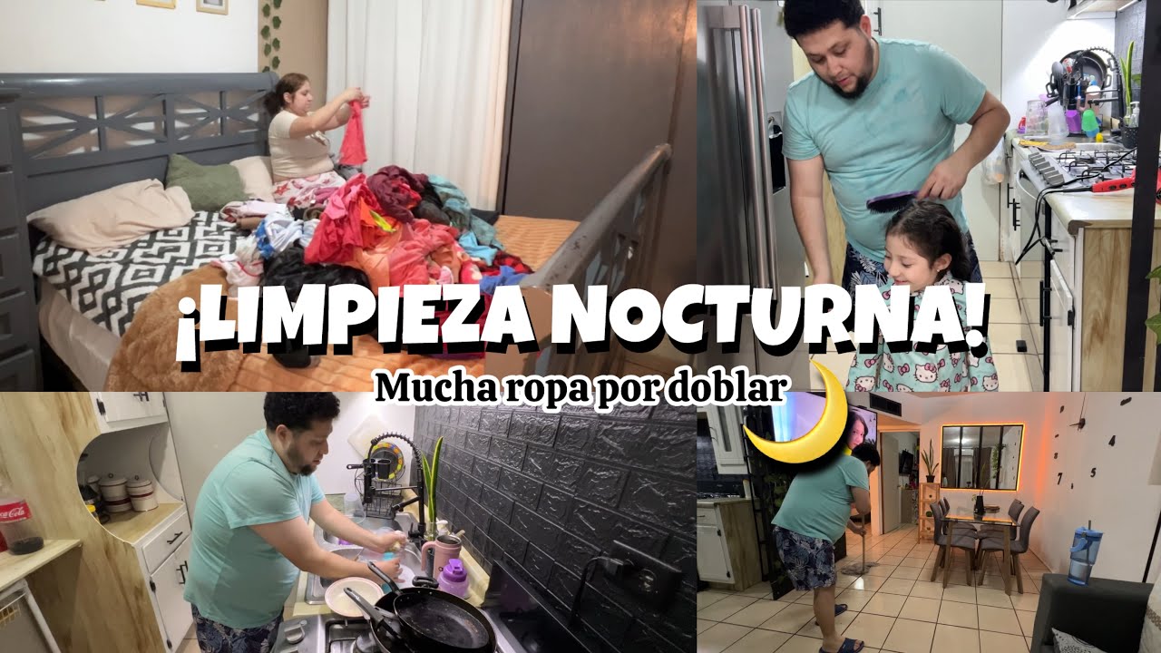Me me siento mal tras mi caída 🥺 | LIMPIEZA NOCTURNA 🌙