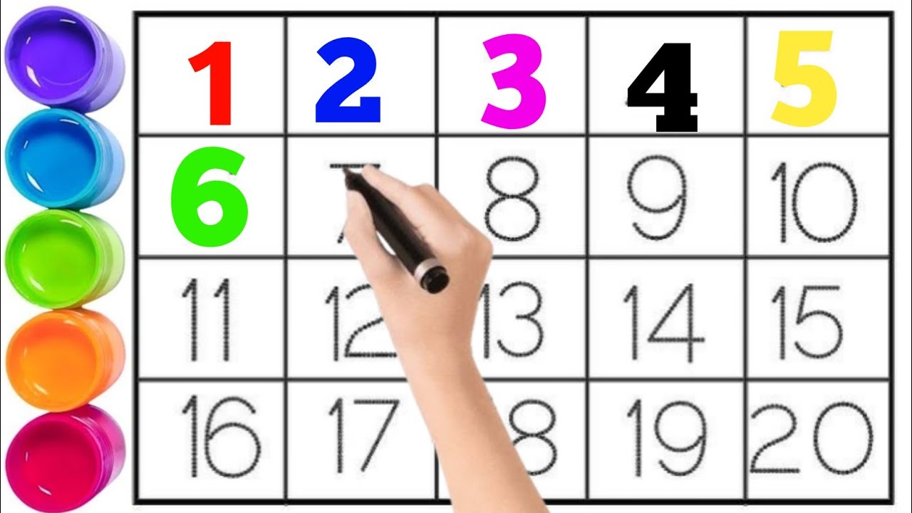 Kids Counting 1 to 20 | Numbers Learning Video for Toddlers