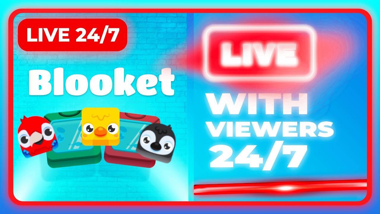 Blooket Live Stream 24/7 | Viewers Can Join | Compete Against Others | Study Music And More!