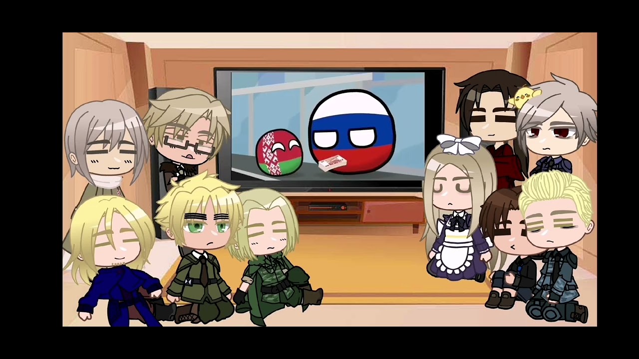 Хеталия реагирует на countryballs / hetalia react to countryballs / 11 часть
