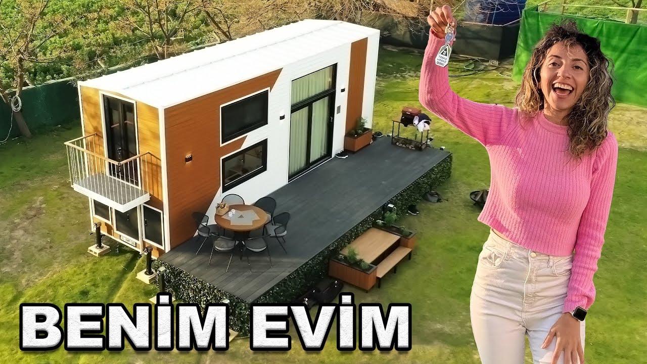 Tiny House Aldım 🏚️- EVİMİ İLK KEZ G&Ouml;R&Uuml;YORUM!