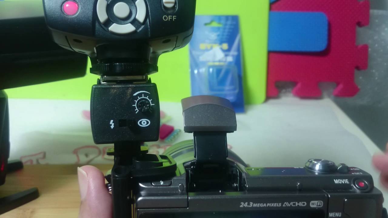 Off camera flash with your Sony a5100