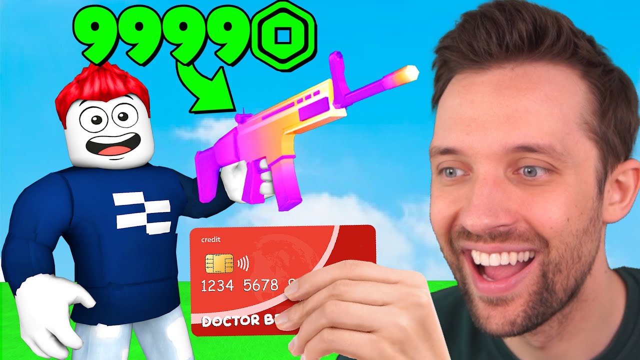 ICH KAUFE eine VERBOTENE WAFFE in Roblox Paintball