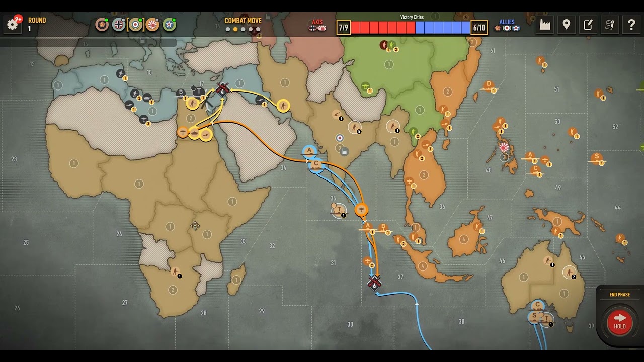 Axis And Allies1942 - Tip #5 - Capturing