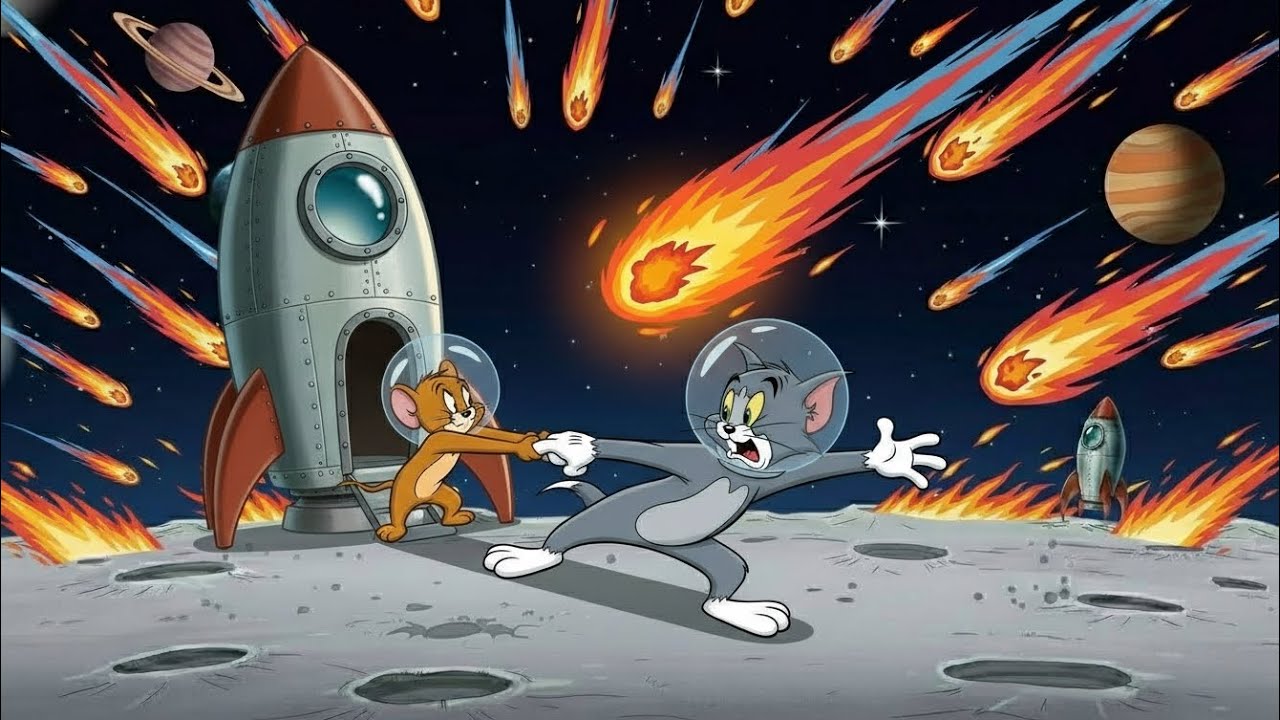 Tom & Jerry – SPACE ADVENTURE ( Mission Moon Mischief” 🚀🌕 )