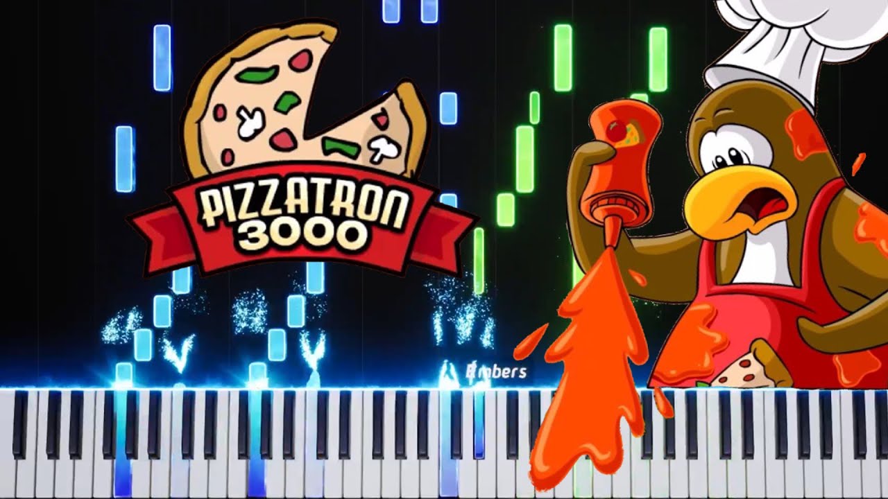 Pizzatron 3000 (Club Penguin) - Piano Tutorial