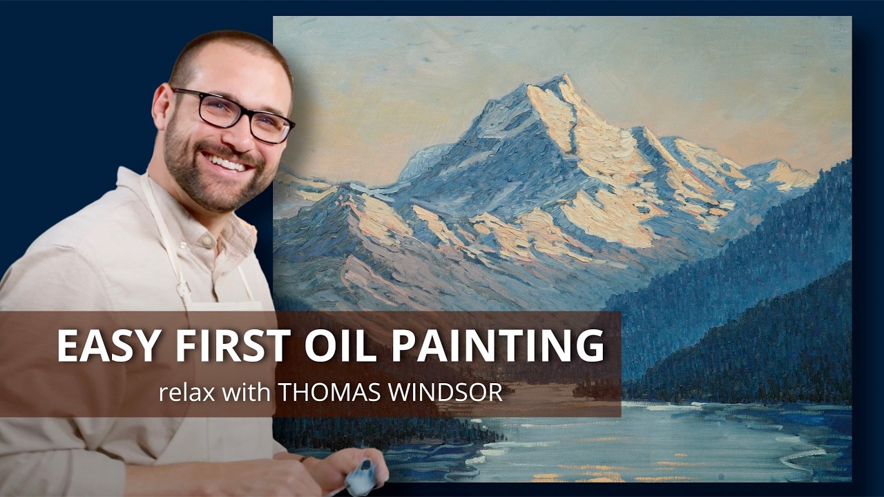 PAINTING THERAPY: Last Light Mountain Lake