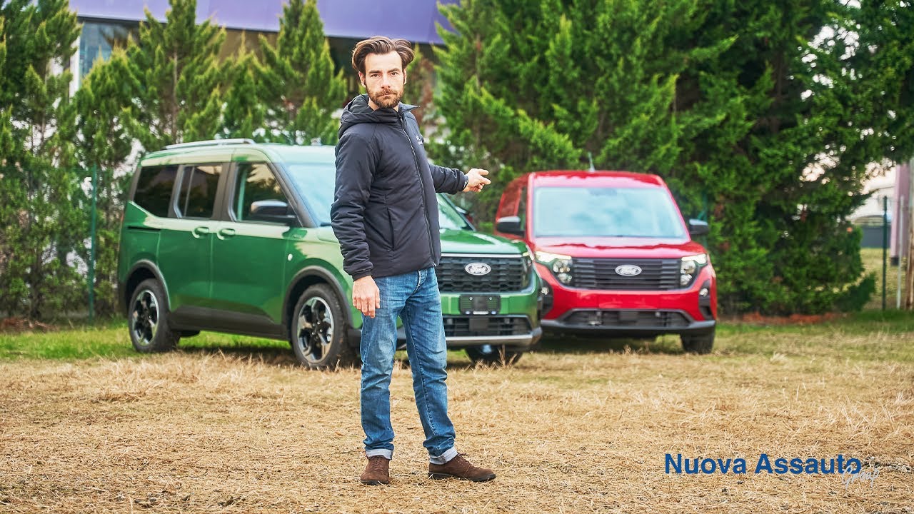 Nuovo Ford Tourneo e Transit Courier 2024 | Recensione completa e guida su strada.