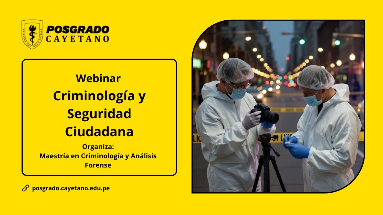 Master Class - Criminología y Seguridad Ciudadana- Pantalla compartida con vista del orador