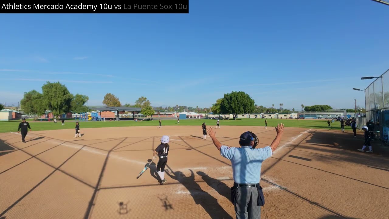 12-20-25 Athletics Mercado Academy 10u vs La Puente Sox 10u