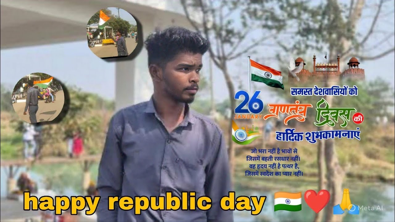 Happy republic day 🇮🇳❤️🙏 vlog #mohitjagatvlogs #viral 