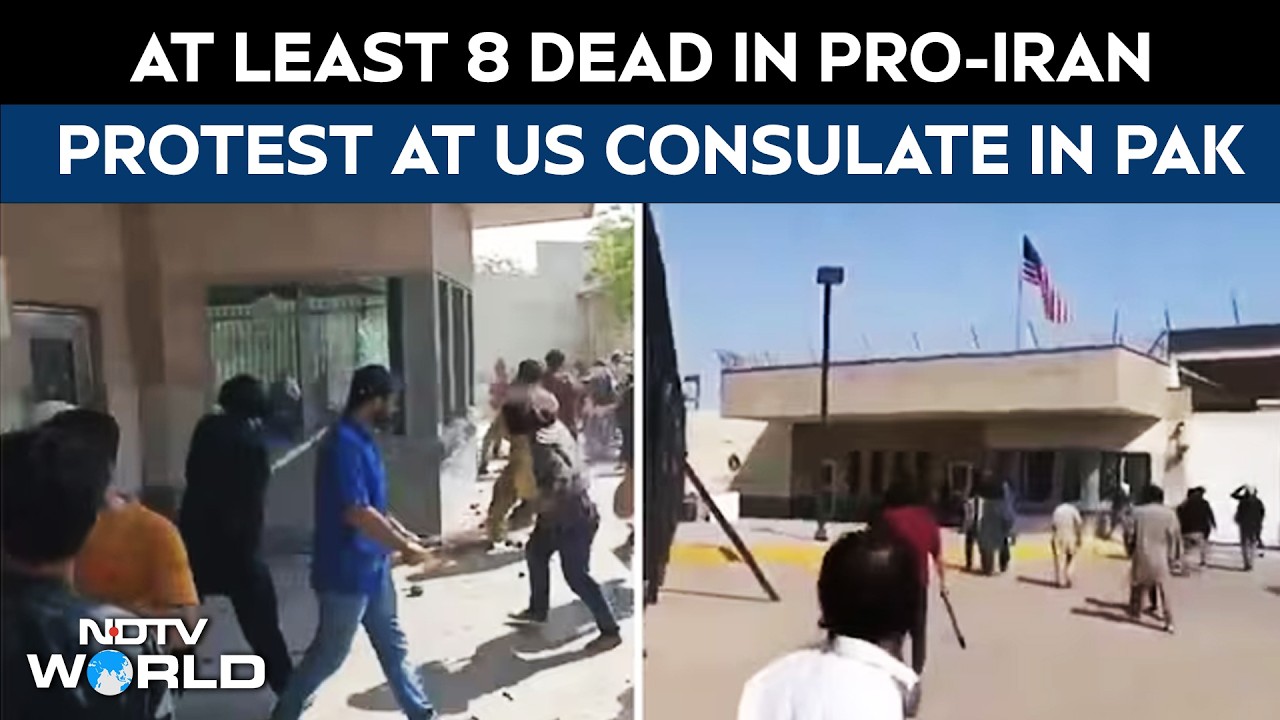 8 Dead In Pro-Iran Protest At US Consulate In Pak, Most Had Bullet Wounds
