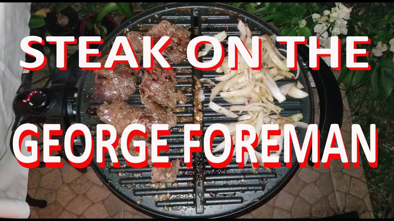 Best Steak on the George Foreman | COOKING WITH BIG CAT 305