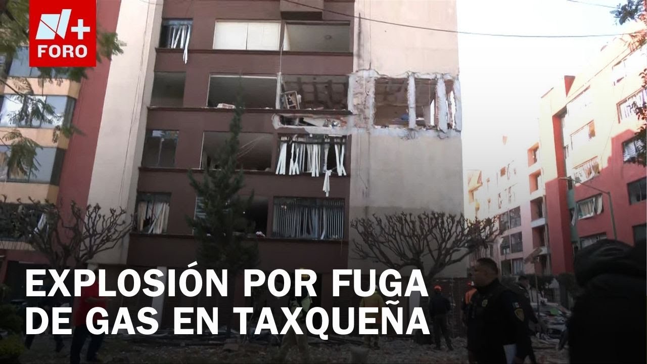Fuerte Explosión Destruye Departamento Hoy en la Colonia Paseos Taxqueña en Coyoacán, CDMX