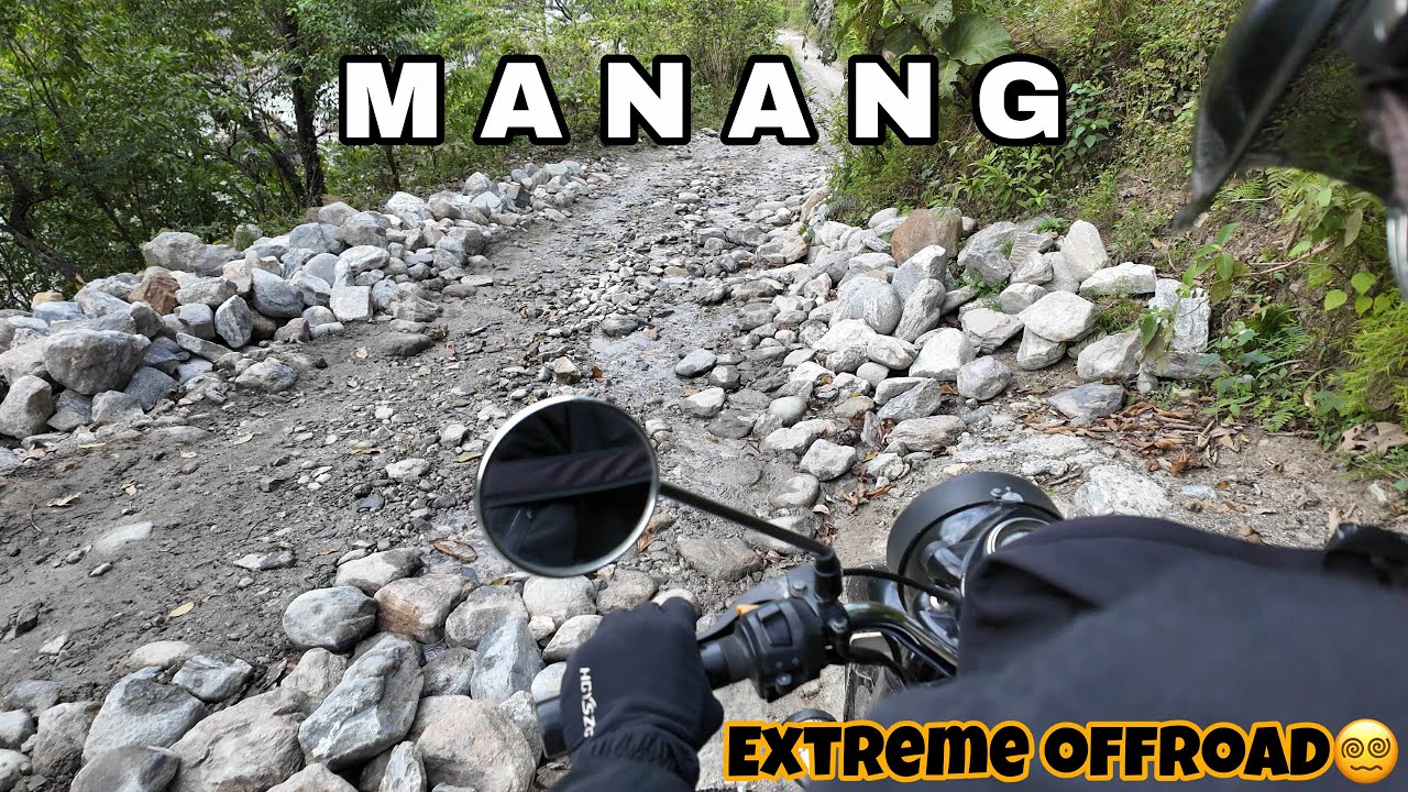 Kathmandu to Manang on bike | Day 1 | Extreme off-roading | Tilicho lake |