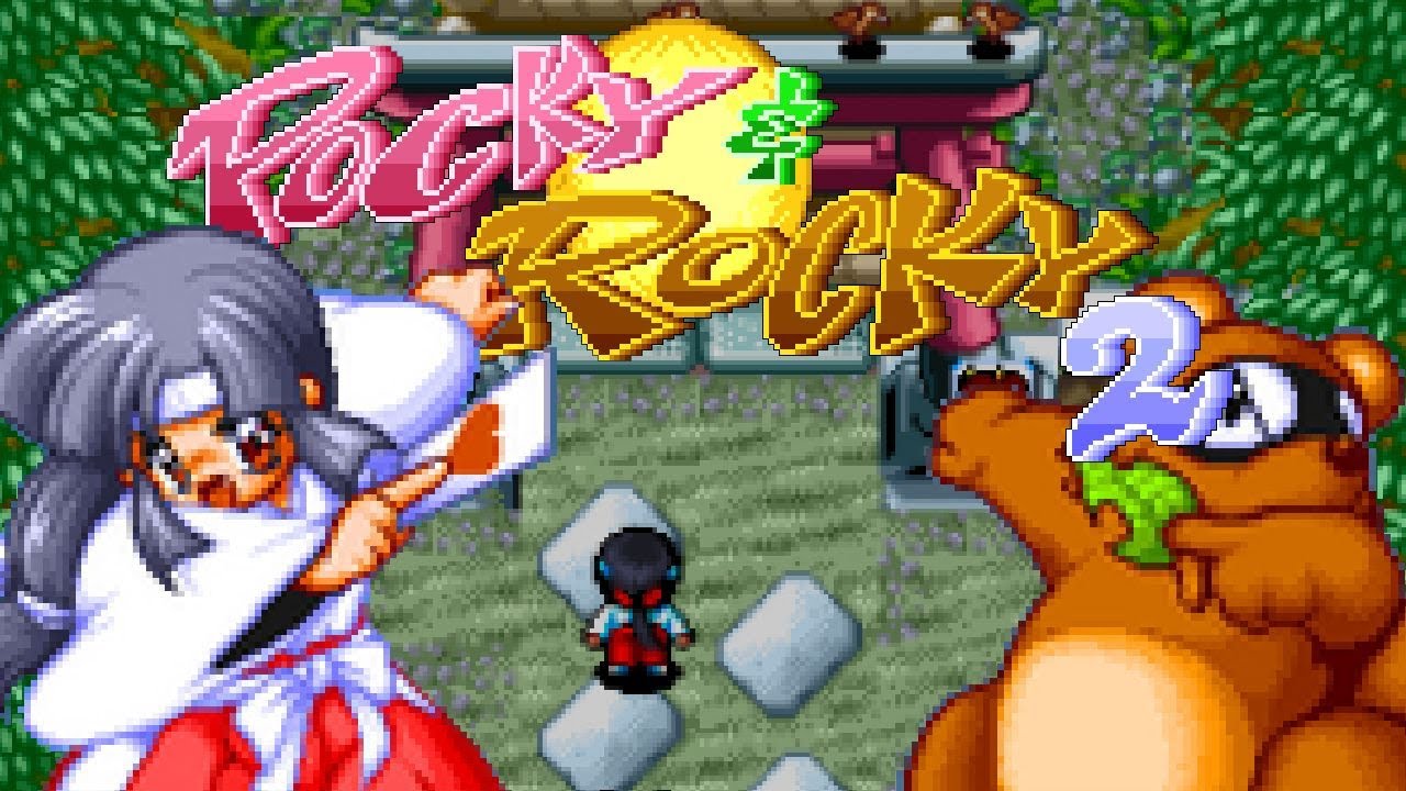 1994 Pocky & Rocky 2 (Super Nintendo) Game Playthrough Video Game