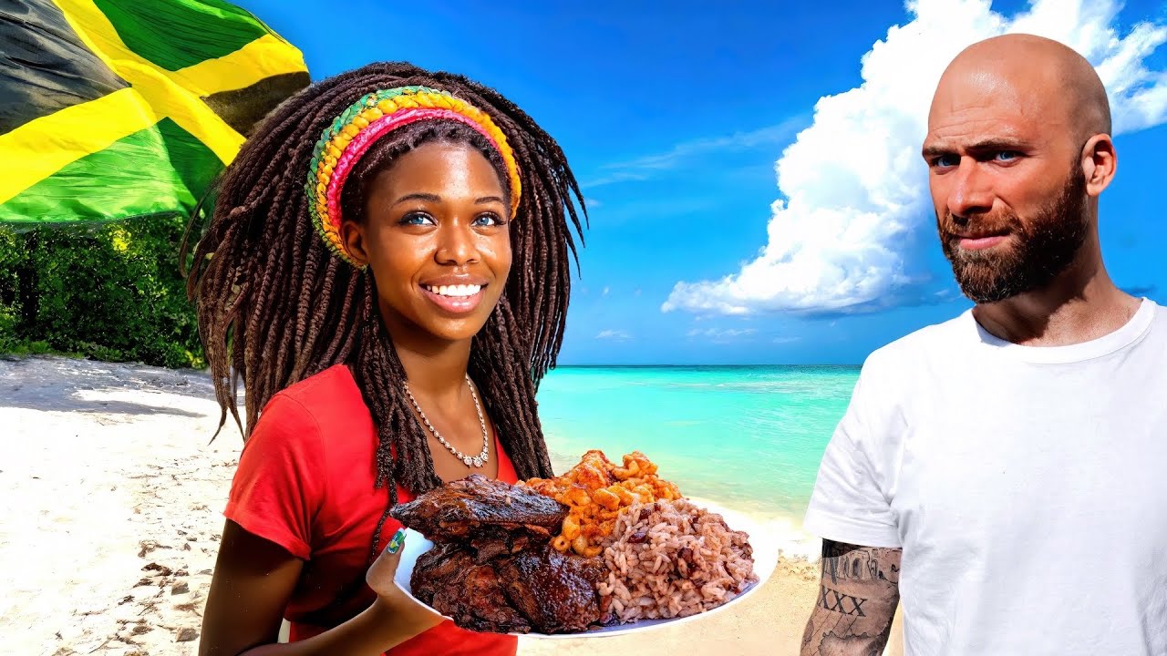 100 Hours in Jamaica! 🇯🇲 Trying Jamaica's National Dish!