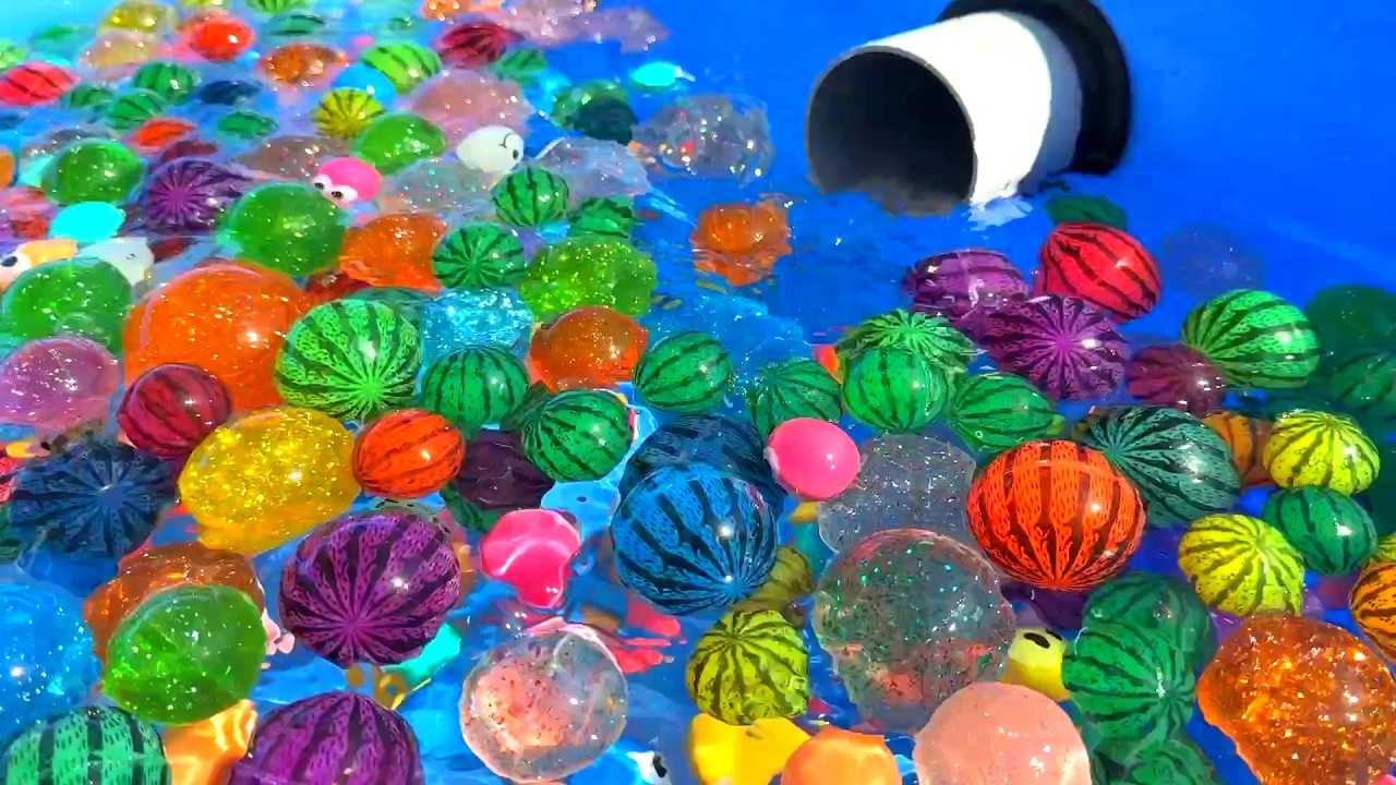 Water Marble Run ☆ Water Marble Run with lots of super balls