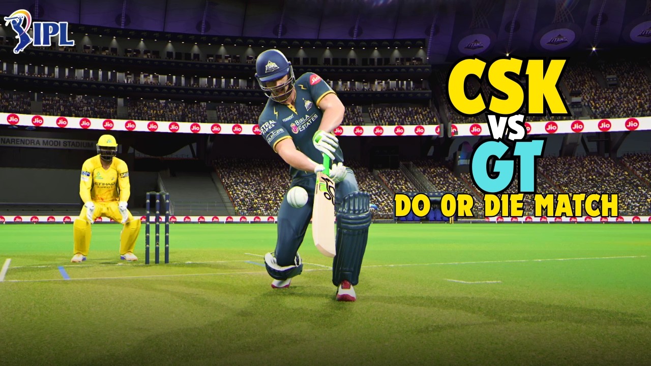 🔥 CSK vs GT &ndash; DO OR DIE Match at Ahmedabad? 😱 | IPL 2026 | Cricket 26