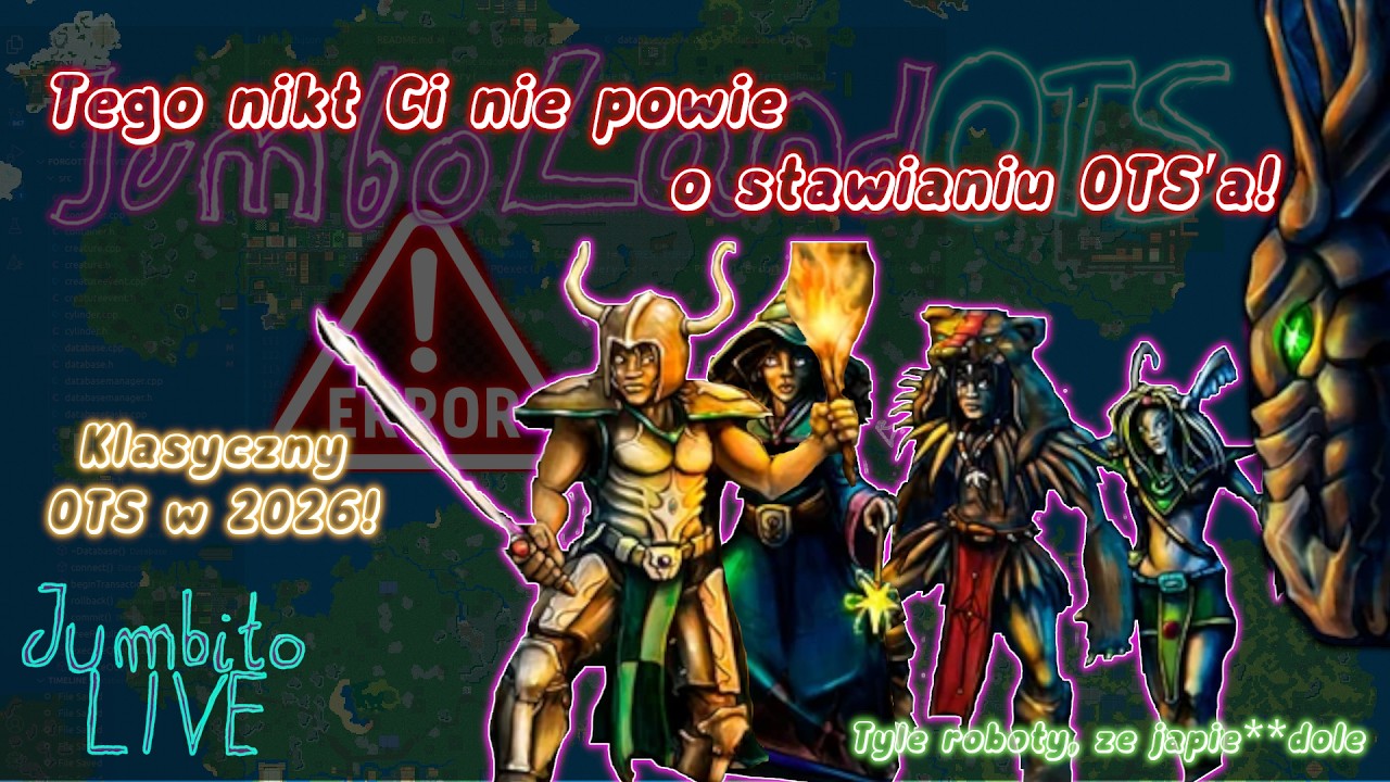 To nie może być takie trudne! - Stawianie Tibia 8.0 OTS