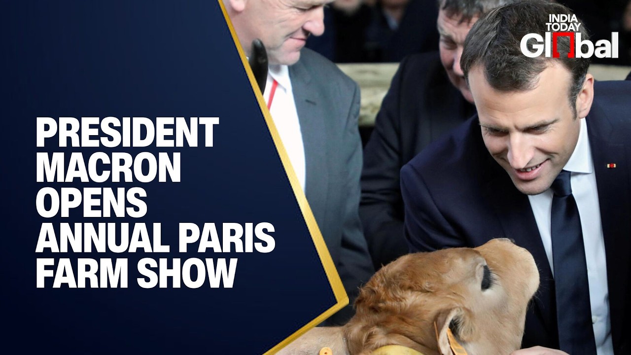 LIVE: President Macron Opens Annual Paris Farm Show