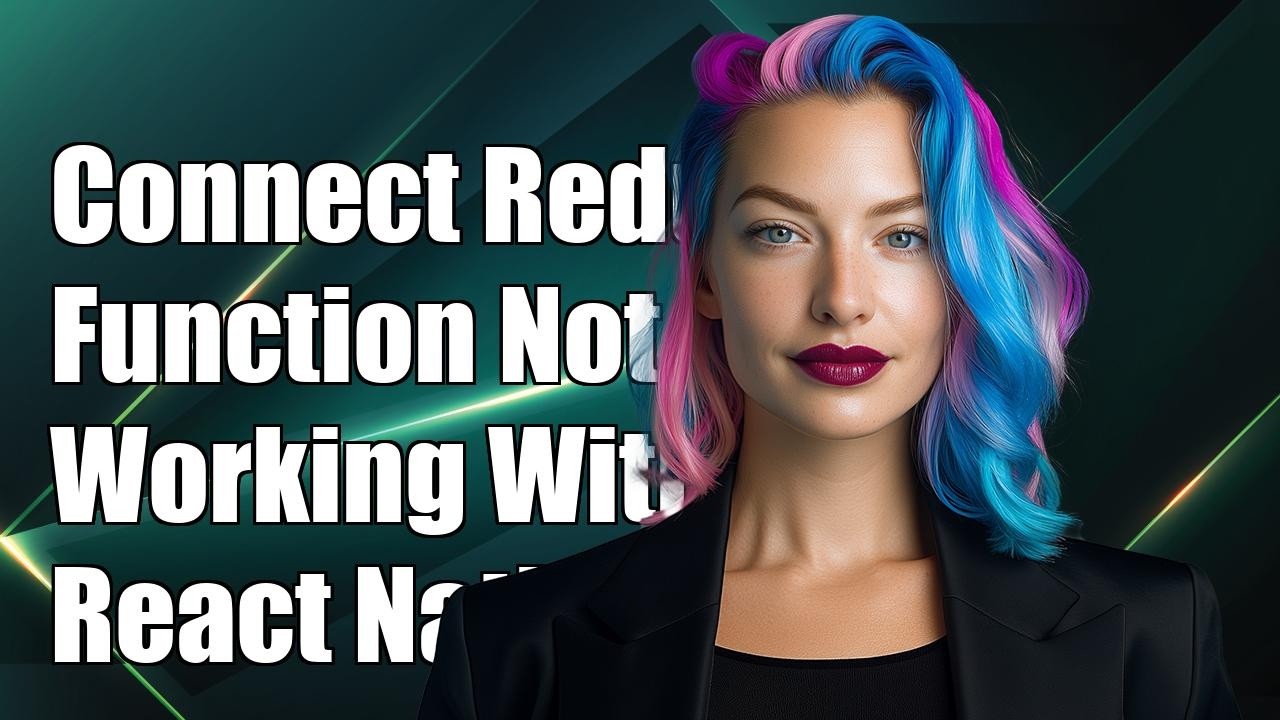connect redux function is not working with react-native