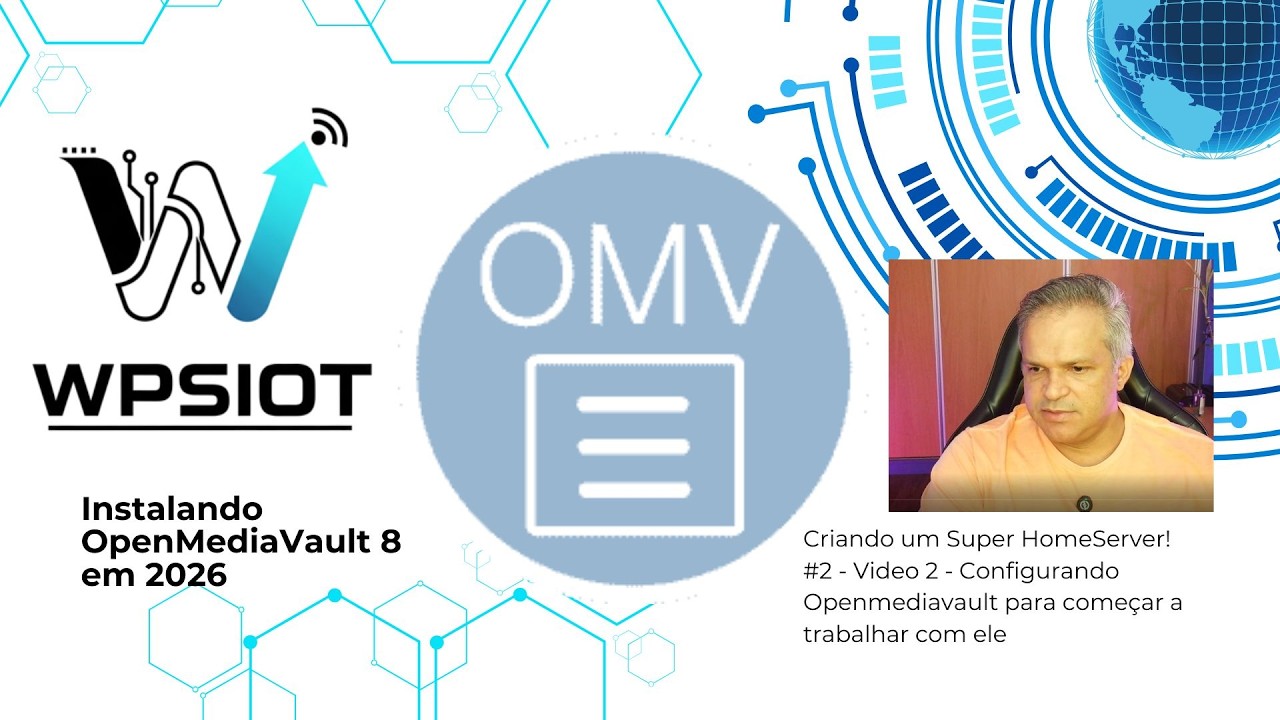 #2 Openmediavault8 - Configurações iniciais, atualização, senha, ip fixo, OMV-extras, dockercompose