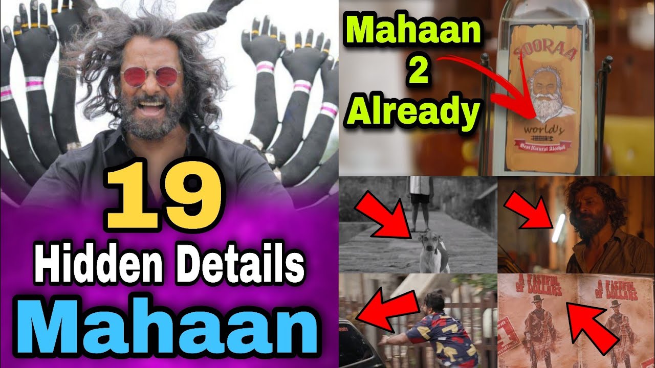 Mahaan Hidden Details |Details You Missed | Vikram | Druv Vikram | Bobby Simha | Karthik Subbaraj