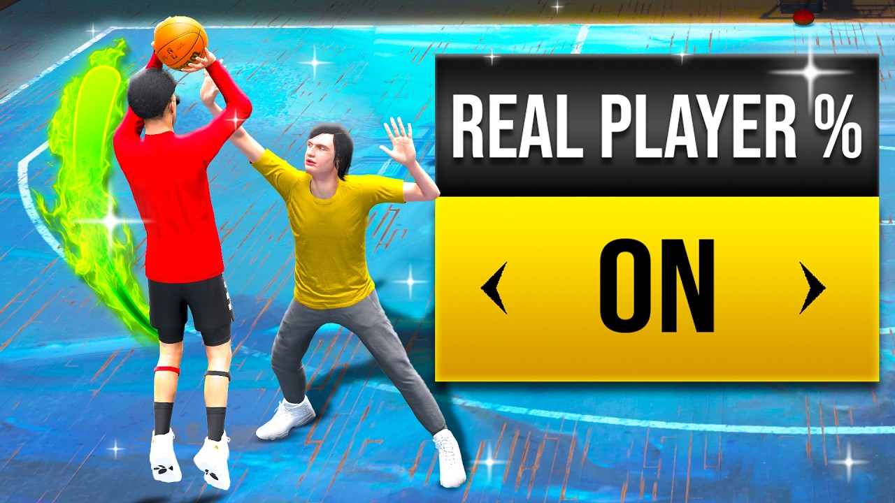 I Used REAL PLAYER % in NBA 2K25! BEST JUMPSHOT in NBA 2K25