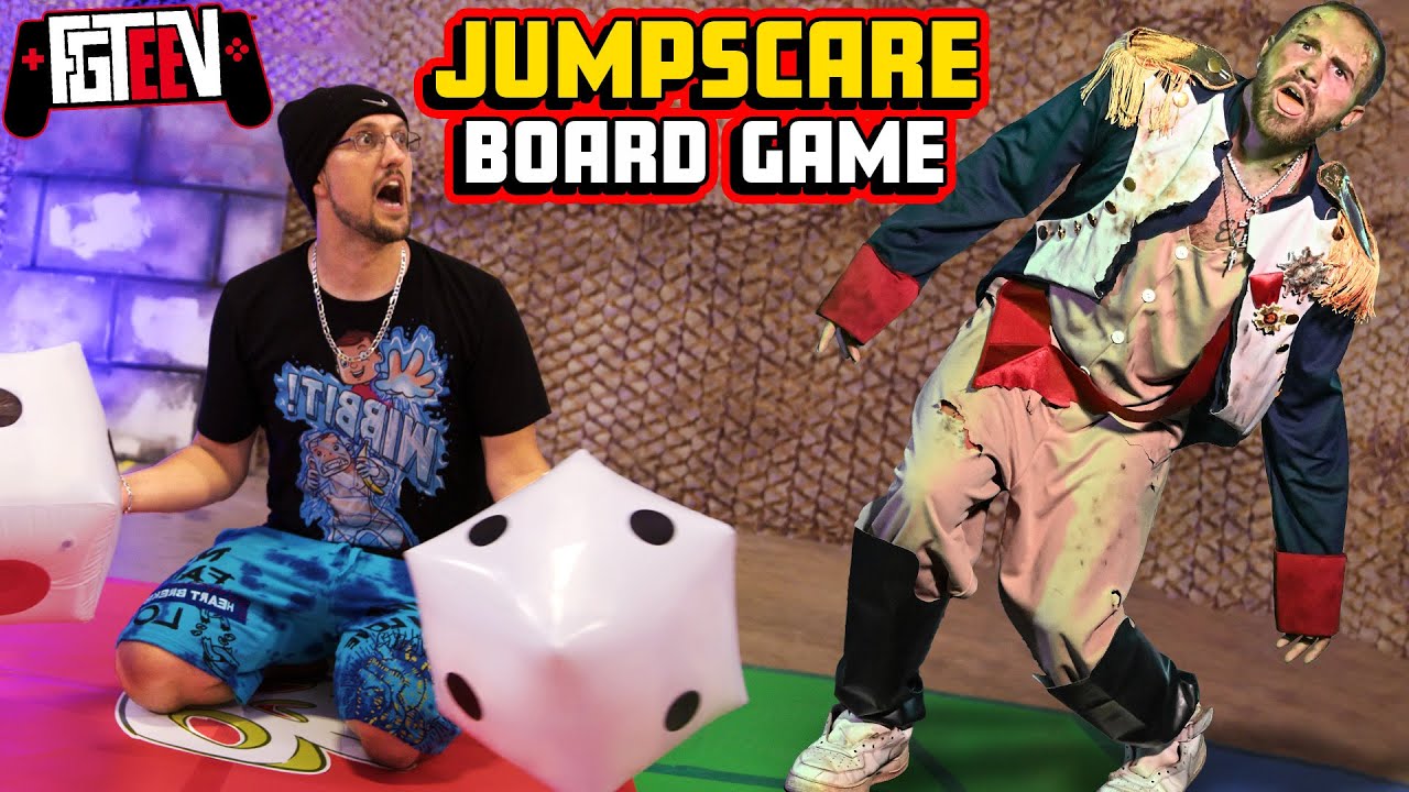 SURVIVE the ZOMBIES! FGTeeV Family vs MASSIVE LIFE SIZE BOARD GAME of Twists/Turns & Challenges