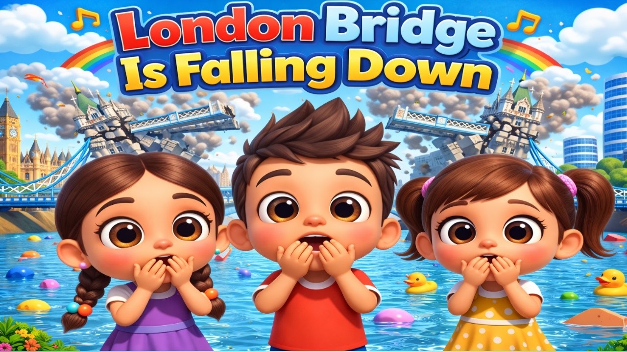 🌉 London Bridge Is Falling Down! | Classic Nursery Rhymes for Children | Little Marvelss